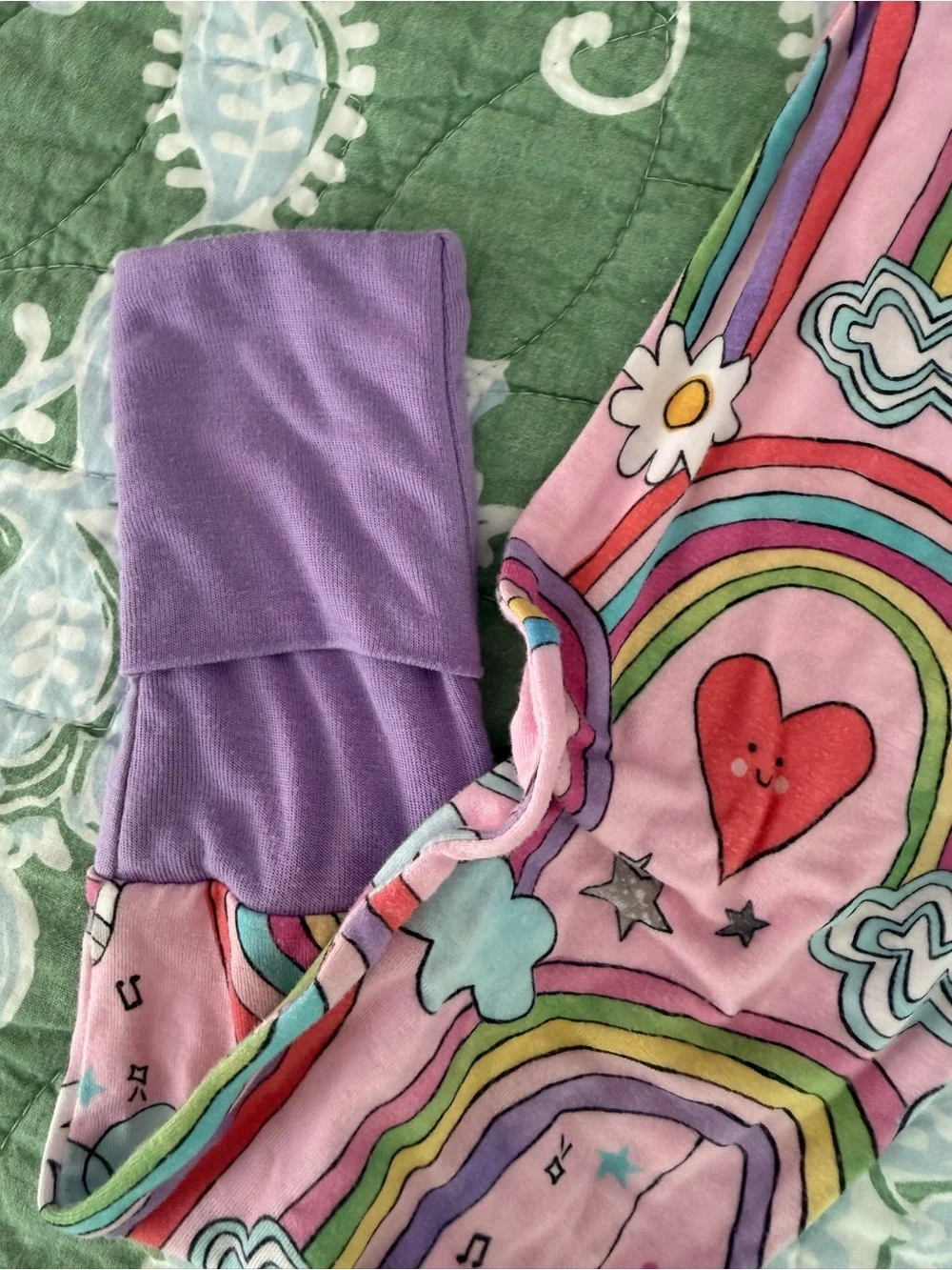 Little Sleepies Zippy Disco Rainbow 2T